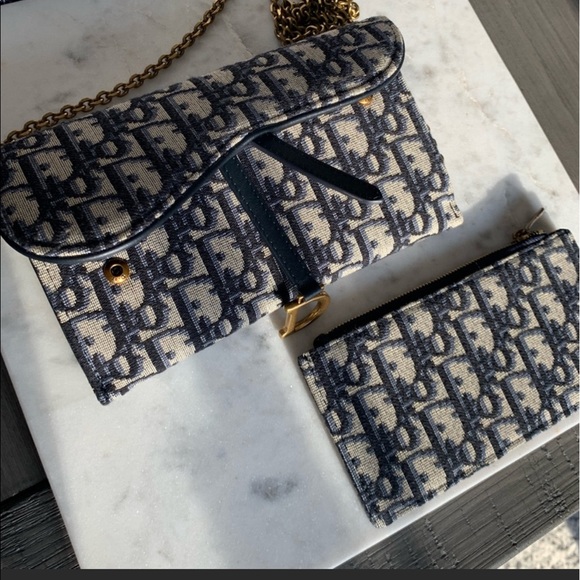 *SOLD* Dior wallet on chain - Picture 1 of 8